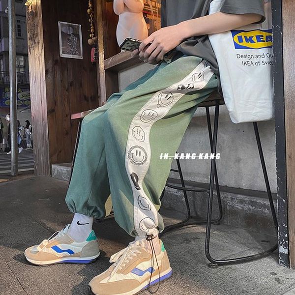pants sportswear men's summer ruffian and handsome salt over size pants joggers smile sport tracksuit men jogger flash sale 2021, Black
pants sportswear men's summer ruffian and handsome salt over size pants joggers smile sport tracksuit men jogger flash sale 2021, Black
