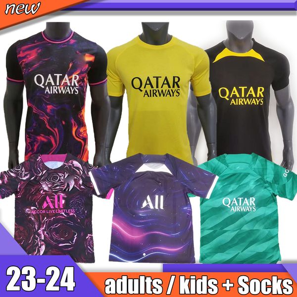 2023 2014 mbappe paris soccer jerseys kimpembe hakimi 23 24 home away football shirt enfants marquinhos sergio ramos training clothing goalk, Black;yellow
2023 2014 mbappe paris soccer jerseys kimpembe hakimi 23 24 home away football shirt enfants marquinhos sergio ramos training clothing goalk, Black;yellow