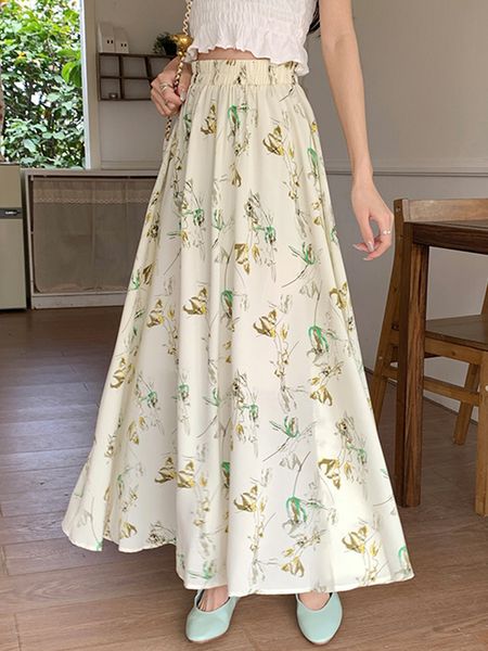 skirts tigena 90cm chiffon maxi skirt for women spring summer aesthetic print korean elegant a line high waist long skirt female 230504, Black
skirts tigena 90cm chiffon maxi skirt for women spring summer aesthetic print korean elegant a line high waist long skirt female 230504, Black