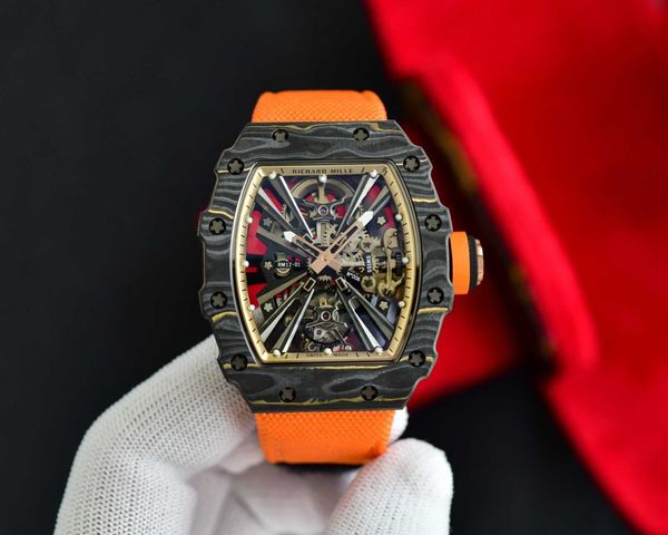 mens watches richa milles rm12-01 wristwatch mechanical automatic movement with active tourbillon skeleton design reloj de lujo humbre, Slivery;brown
mens watches richa milles rm12-01 wristwatch mechanical automatic movement with active tourbillon skeleton design reloj de lujo humbre, Slivery;brown