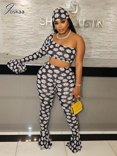 womens two piece pants joskaa daisy mesh print three pieces set women single sleeve crop and skinny flared with headscarf match streetwear, White
womens two piece pants joskaa daisy mesh print three pieces set women single sleeve crop and skinny flared with headscarf match streetwear, White