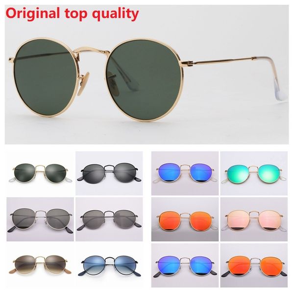 sunglasses men women sunglasses fashion round trend metal full frame glass lenses uv400 classics brand sun glasses quality, White;black
sunglasses men women sunglasses fashion round trend metal full frame glass lenses uv400 classics brand sun glasses quality, White;black