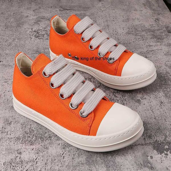 rick casual shoes men's coarse laces canvas sneakers ro owens orange low help women's board shoes
rick casual shoes men's coarse laces canvas sneakers ro owens orange low help women's board shoes