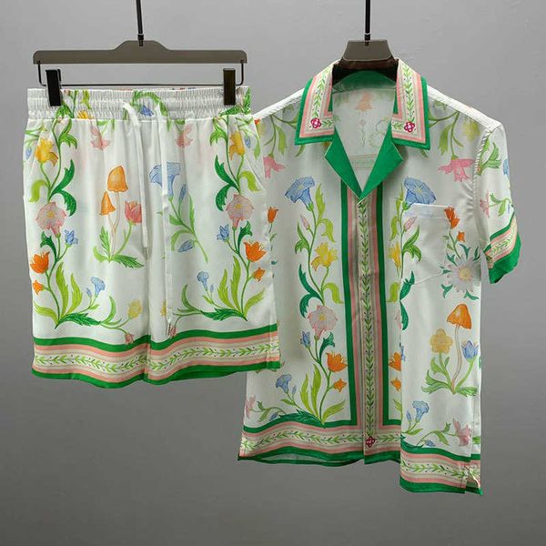 men's casual shirts floral pattern lapel streetwear shirt suit short for men casual set homme summer shortsleeved shirt set j230503, White;black
men's casual shirts floral pattern lapel streetwear shirt suit short for men casual set homme summer shortsleeved shirt set j230503, White;black