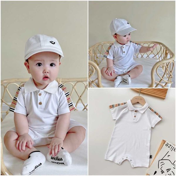 baby's bodysuit 23 summer short sleeve romper polo gentlemen's creeper trend for toddler boys and girls, Blue
baby's bodysuit 23 summer short sleeve romper polo gentlemen's creeper trend for toddler boys and girls, Blue