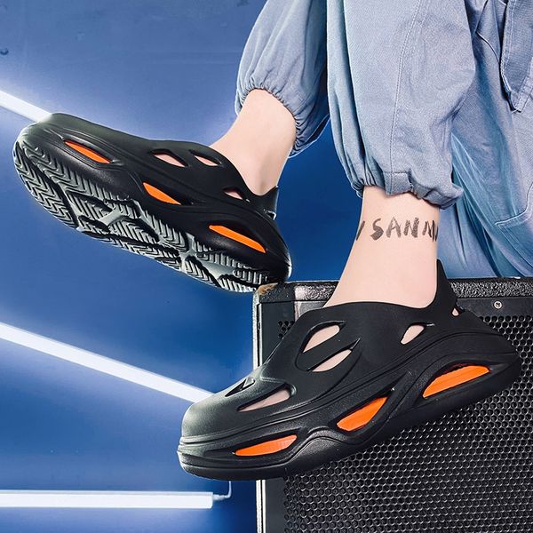 sandals summer men garden shoes for slip on eva supper light outdoor holes injection 230503, Black
sandals summer men garden shoes for slip on eva supper light outdoor holes injection 230503, Black