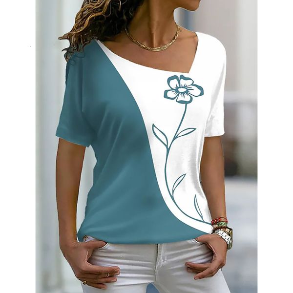 womens tshirt womens tshirt irregular vneck design y2k fashion trend summer short sleeve neckline 3d flower pattern 230503, White
womens tshirt womens tshirt irregular vneck design y2k fashion trend summer short sleeve neckline 3d flower pattern 230503, White