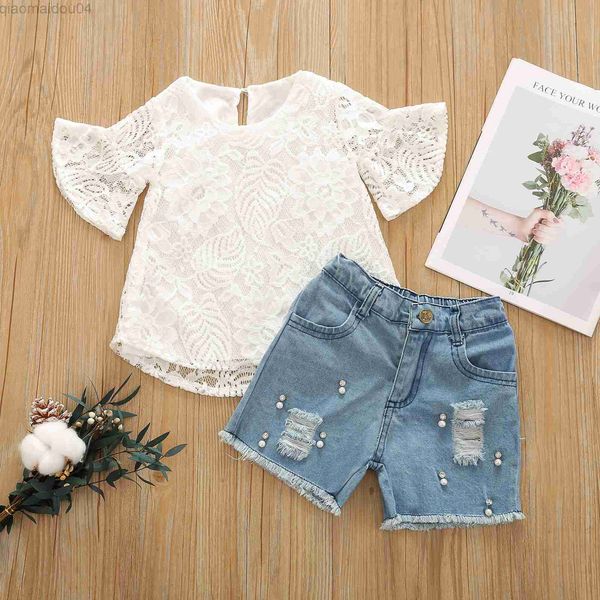 clothing sets focusnorm 3 colors 1-6y summer kids girls clothes sets lace flare sleeve embroidery printed t shirts pearl denim shorts aa2305, White
clothing sets focusnorm 3 colors 1-6y summer kids girls clothes sets lace flare sleeve embroidery printed t shirts pearl denim shorts aa2305, White