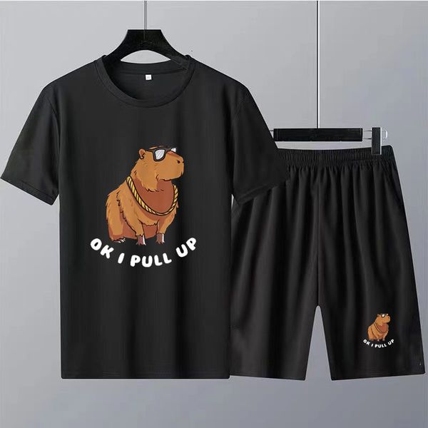 mens tracksuits capybara tshirt summer streetwear suit funny clothing harajuku hip hop street 230503, Gray
mens tracksuits capybara tshirt summer streetwear suit funny clothing harajuku hip hop street 230503, Gray