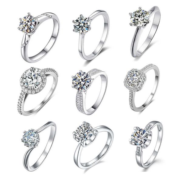 wedding rings 1 carat new model 925 sterling silver moissanite ring luxury jewelry engagement ring for women, Slivery;golden
wedding rings 1 carat new model 925 sterling silver moissanite ring luxury jewelry engagement ring for women, Slivery;golden