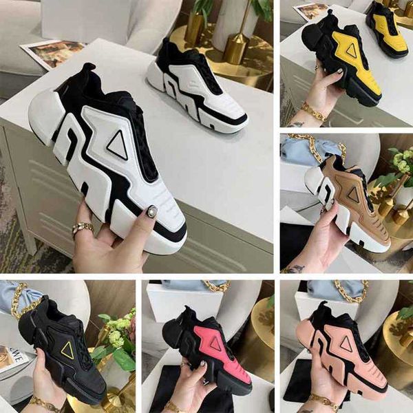 new casual shoes techno stretch fabric sneakers daddy shoes lace-up brand triangle label cushioned shock running shoes sneakers match color, Black
new casual shoes techno stretch fabric sneakers daddy shoes lace-up brand triangle label cushioned shock running shoes sneakers match color, Black