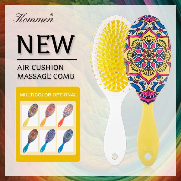 hair brushes new creative print hair detangler comb antistatic haircare airbag beauty massage comb hairbrush barber tool for hairdressers j2, Silver
hair brushes new creative print hair detangler comb antistatic haircare airbag beauty massage comb hairbrush barber tool for hairdressers j2, Silver