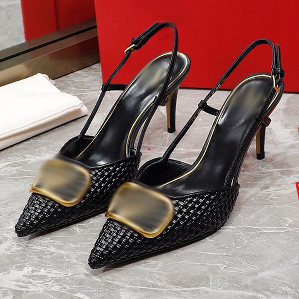 2023 women dress shoes high heels womens designer genuine leather pumps lady sandals wedding black golden gold heel sandals -k468
2023 women dress shoes high heels womens designer genuine leather pumps lady sandals wedding black golden gold heel sandals -k468