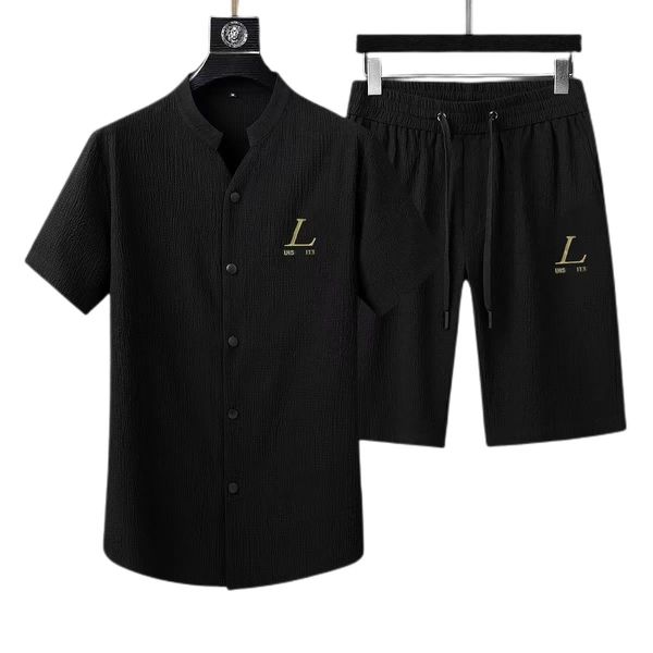 designer mens sportswear luxury fashion design t shirt sports shorts 2-piece short sleeved shorts set sports loose business polo shirt sport, Gray
designer mens sportswear luxury fashion design t shirt sports shorts 2-piece short sleeved shorts set sports loose business polo shirt sport, Gray