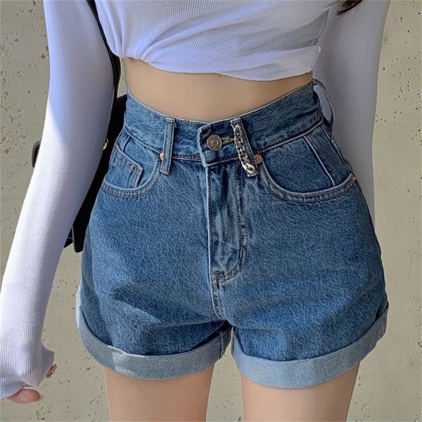 women's shorts vintage shorts women denim summer basic simple all-match high waist leisure ladies streetwear chic classic pantalones 23, White;black
women's shorts vintage shorts women denim summer basic simple all-match high waist leisure ladies streetwear chic classic pantalones 23, White;black