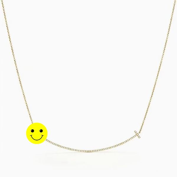 t smile pendant necklace chain design jewelry necklace luxury brands fashion diamond necklace gold rose gold silver necklace valentines day
t smile pendant necklace chain design jewelry necklace luxury brands fashion diamond necklace gold rose gold silver necklace valentines day