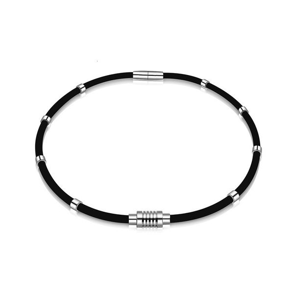 chokers healthy sports jewelry negative ion metal neck magnetic couple strand silicone energy necklace for men and women 50cm 230503, Golden;silver
chokers healthy sports jewelry negative ion metal neck magnetic couple strand silicone energy necklace for men and women 50cm 230503, Golden;silver