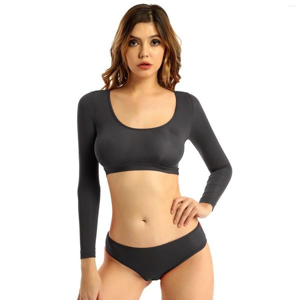bras sets womens open crotch erotic lingerie suit crop with crotchless briefs underwear scoop neck long sleeve costume, Red;black
bras sets womens open crotch erotic lingerie suit crop with crotchless briefs underwear scoop neck long sleeve costume, Red;black
