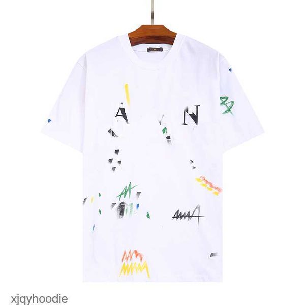 casual 2023 mens designer t shirt men and womens tees ink splash graffiti letters loose short sleeved round neck fashion clothes e7lx, White;black
casual 2023 mens designer t shirt men and womens tees ink splash graffiti letters loose short sleeved round neck fashion clothes e7lx, White;black