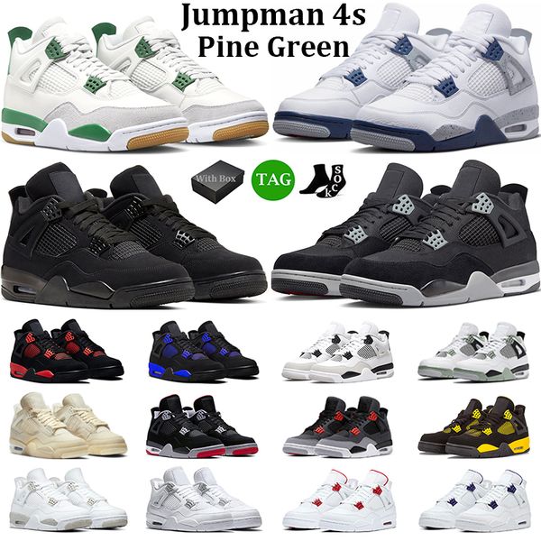 men women jumpman 4 4s basketball shoes pine green black cat military black seafoam red thunder bred sail white oreo mens trainers outdoor s
men women jumpman 4 4s basketball shoes pine green black cat military black seafoam red thunder bred sail white oreo mens trainers outdoor s