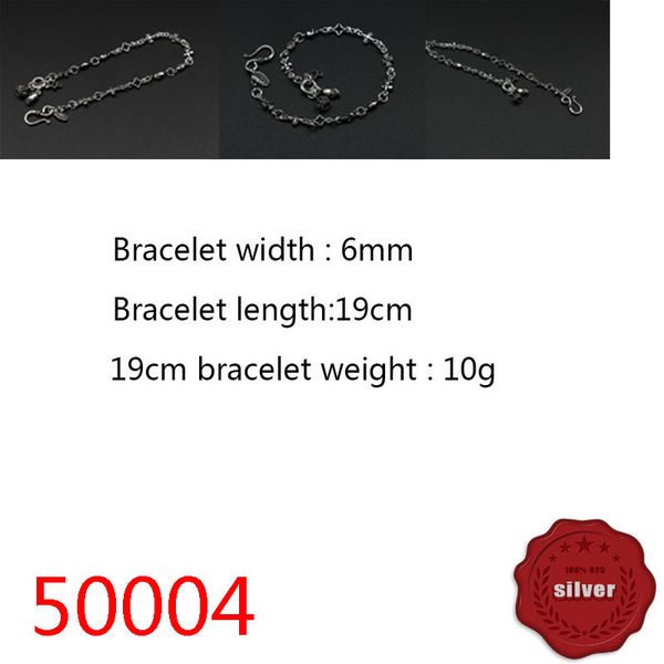 50004 personalized fashion bracelet s925 sterling silver retro trend retro punk cross flower hip-hop minimalist trend punk hip-hop accessori, Golden;silver
50004 personalized fashion bracelet s925 sterling silver retro trend retro punk cross flower hip-hop minimalist trend punk hip-hop accessori, Golden;silver