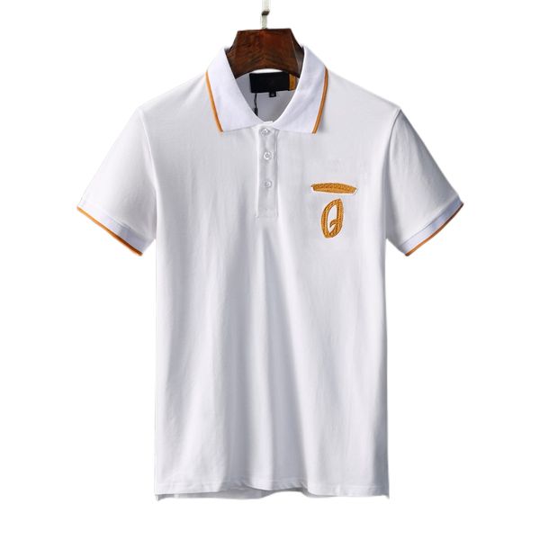 men and women designer polo shirt men's casual business fashion letter printed t-shirt high street men's polo shirt quality wholes, White;black
men and women designer polo shirt men's casual business fashion letter printed t-shirt high street men's polo shirt quality wholes, White;black