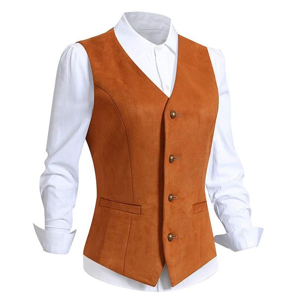 leather women's suit vest velvet vneck business formal work wear sleeveless jacket women waistcoat, Black
leather women's suit vest velvet vneck business formal work wear sleeveless jacket women waistcoat, Black