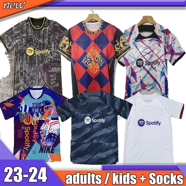 23 24 lewandowsk barcelona soccer jerseys pedri gavi ferran fc goalkeeper eric barca raphinha 2023 2024 ansu fati basel football shirt rober, Black;yellow
23 24 lewandowsk barcelona soccer jerseys pedri gavi ferran fc goalkeeper eric barca raphinha 2023 2024 ansu fati basel football shirt rober, Black;yellow