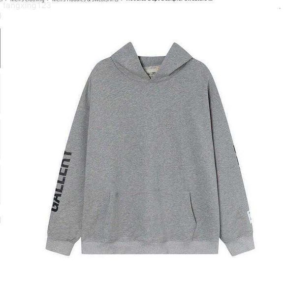 men's hoodies sweatshirts high version american fashion galleryes dept letter printed washing water used and women's zipper hooded, Black
men's hoodies sweatshirts high version american fashion galleryes dept letter printed washing water used and women's zipper hooded, Black