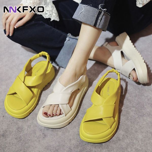 sandals fashion concise women flats platforms casual comfortable soft leather shoes woman summer arrival vc5496 230503, Black
sandals fashion concise women flats platforms casual comfortable soft leather shoes woman summer arrival vc5496 230503, Black