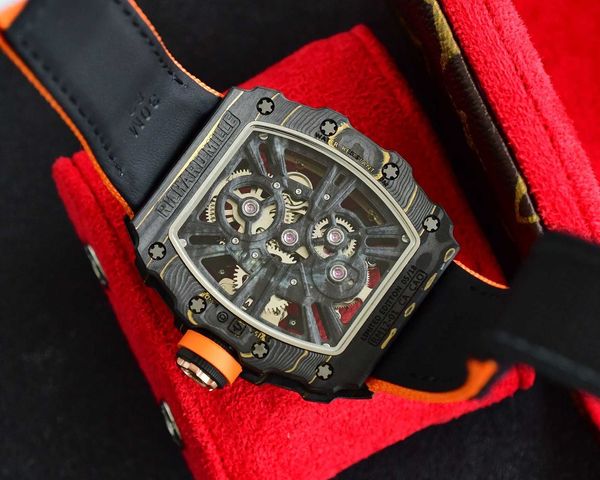 rm12-01 real tourbillon watch fantasic superb men wrist watches 10ma high-end quality mechanical uhr ntpt all carbon fiber case montre richa, Slivery;brown
rm12-01 real tourbillon watch fantasic superb men wrist watches 10ma high-end quality mechanical uhr ntpt all carbon fiber case montre richa, Slivery;brown