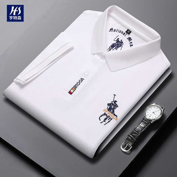huntson summer short sleeved polo shirt fashion casual lapel thin cotton men's t-shirt, White;black
huntson summer short sleeved polo shirt fashion casual lapel thin cotton men's t-shirt, White;black