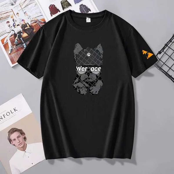 french roostre short sleeved men's loose fitting pure cotton casual ins trend 2023 new t-shirt all cotton t-shirt summer, White;black
french roostre short sleeved men's loose fitting pure cotton casual ins trend 2023 new t-shirt all cotton t-shirt summer, White;black