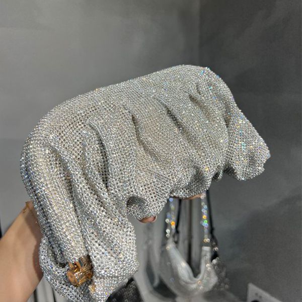 evening bags luxury designer crystal shiny diamond evening bag wedding party clutch purse women's bling handbag shoulder chain bag 2304 
evening bags luxury designer crystal shiny diamond evening bag wedding party clutch purse women's bling handbag shoulder chain bag 2304