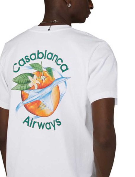23ss casablanca designer t shirt summer cotton orange aircraft men and women loose versatile short sleeve fashion tees, White;black
23ss casablanca designer t shirt summer cotton orange aircraft men and women loose versatile short sleeve fashion tees, White;black