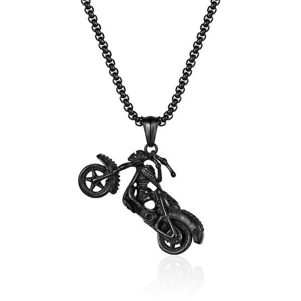 skull titanium steel motorcycle necklace hiphop hipster wear ride death motorcycle pendant necklace, Silver
skull titanium steel motorcycle necklace hiphop hipster wear ride death motorcycle pendant necklace, Silver