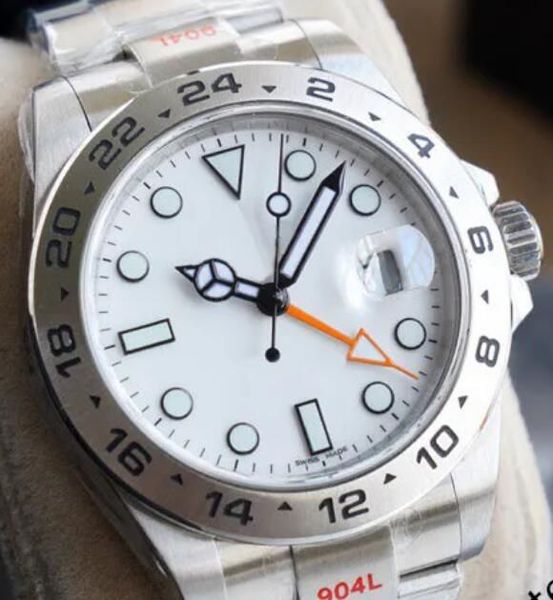 42mm automatic mechanical watch men's watches 2813 movement 904l kf make sapphire ceramic bezel luminous waterproof watch, Silver
42mm automatic mechanical watch men's watches 2813 movement 904l kf make sapphire ceramic bezel luminous waterproof watch, Silver