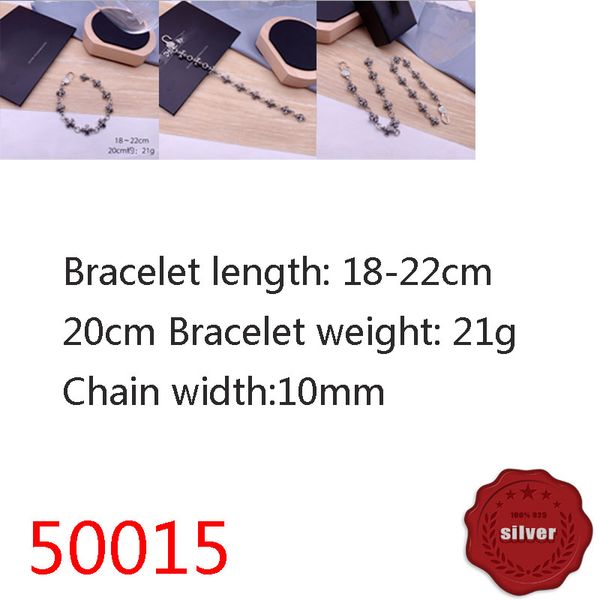 50015 popular european and american bracelets retro fashion 925 sterling silver cross bracelets couple fashion accessories, Golden;silver
50015 popular european and american bracelets retro fashion 925 sterling silver cross bracelets couple fashion accessories, Golden;silver