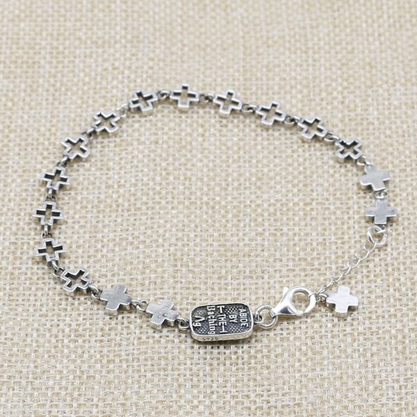 sunshine personalized cross bracelet women's 925 sterling silver bracelet fashion retro simple fashion jewelry, Golden;silver
sunshine personalized cross bracelet women's 925 sterling silver bracelet fashion retro simple fashion jewelry, Golden;silver