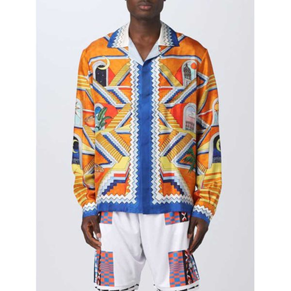 23ss casablanca designer shirt silk casual hawaii beach style loose fit men and women versatile fashion brand long sleeve shirt, White;black
23ss casablanca designer shirt silk casual hawaii beach style loose fit men and women versatile fashion brand long sleeve shirt, White;black