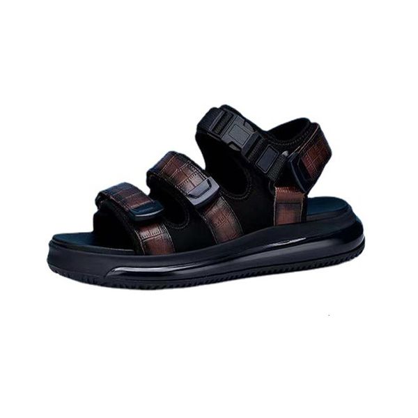 sandals leather mens fashion comfortable beach shoes soft soled casual flat 230503, Black
sandals leather mens fashion comfortable beach shoes soft soled casual flat 230503, Black