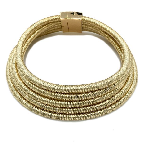 chokers exaggeration collar choker necklace alloy magnetic tube bar clasp multilayer weave rope chain for women 230503, Golden;silver
chokers exaggeration collar choker necklace alloy magnetic tube bar clasp multilayer weave rope chain for women 230503, Golden;silver