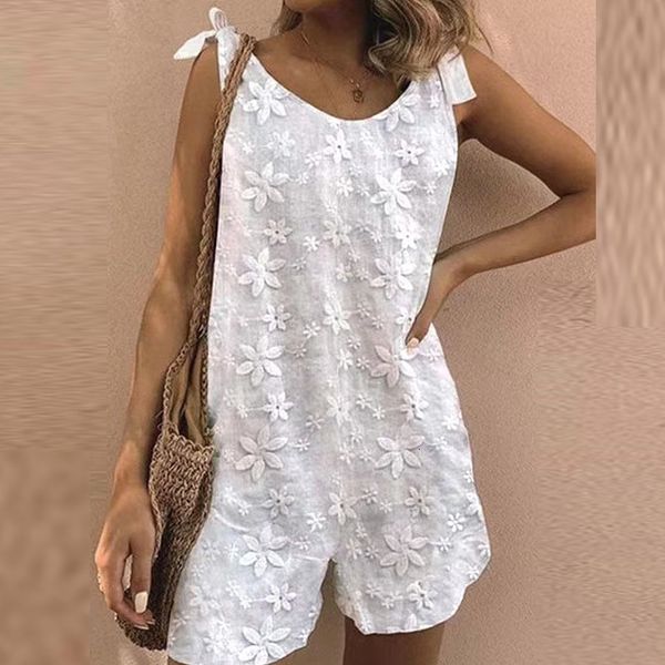 women's jumpsuits rompers women vintage solid cotton linen shorts playsuit casual loose tie-up bow straps beach jumpsuit lady embroider, Black;white
women's jumpsuits rompers women vintage solid cotton linen shorts playsuit casual loose tie-up bow straps beach jumpsuit lady embroider, Black;white