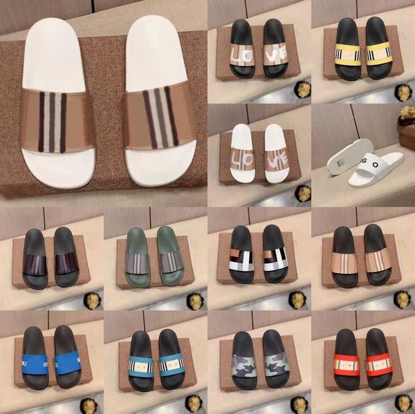 2023 men's women's rubber designer slippers archive check furley slides mules shoes summer beach outdoor cool slider lady househol, Black
2023 men's women's rubber designer slippers archive check furley slides mules shoes summer beach outdoor cool slider lady househol, Black
