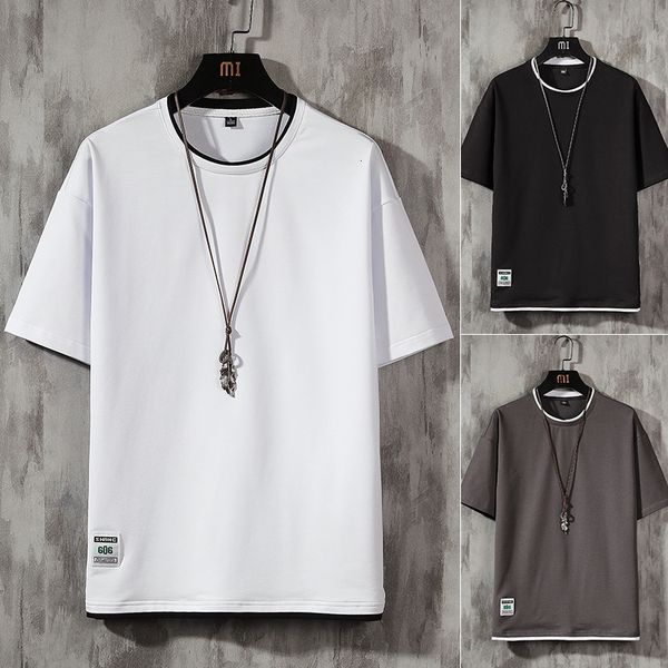 men's t-shirts streetwear men's t shirt hip hop solid short sleeve t-shirts harajuku summer casual tee shirts loose t-shirt black, White;black
men's t-shirts streetwear men's t shirt hip hop solid short sleeve t-shirts harajuku summer casual tee shirts loose t-shirt black, White;black