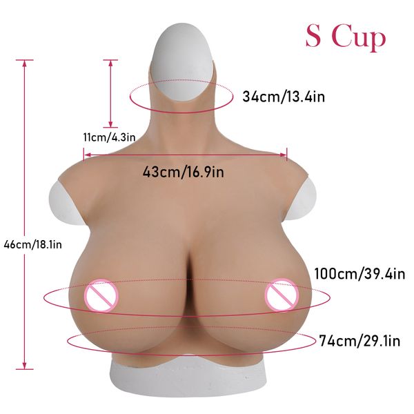 costume accessories 7th version shemale silicone s cup breast for transgender crossdress drag queen cosplay breast forms, Silver
costume accessories 7th version shemale silicone s cup breast for transgender crossdress drag queen cosplay breast forms, Silver