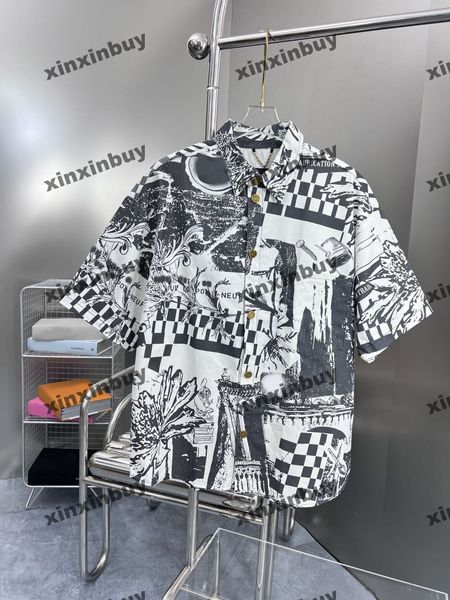 xinxinbuy men designer tee t shirt 23ss letter plaid jacquard tie dye panelled pattern short sleeve cotton women black s-2xl, Black;brown
xinxinbuy men designer tee t shirt 23ss letter plaid jacquard tie dye panelled pattern short sleeve cotton women black s-2xl, Black;brown