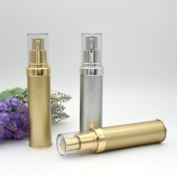 30ml gold silver airless lotion bottle for emulsion serum foundation hyaluronic toner whitening liquid skin care packing
30ml gold silver airless lotion bottle for emulsion serum foundation hyaluronic toner whitening liquid skin care packing