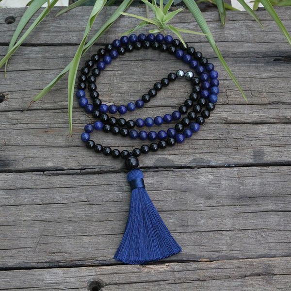 chokers 100 8mm 6mm 4mm natural beads lapis black onyx japamala yoga necklace spiritual jewelry meditation 108 mala 230503, Golden;silver
chokers 100 8mm 6mm 4mm natural beads lapis black onyx japamala yoga necklace spiritual jewelry meditation 108 mala 230503, Golden;silver