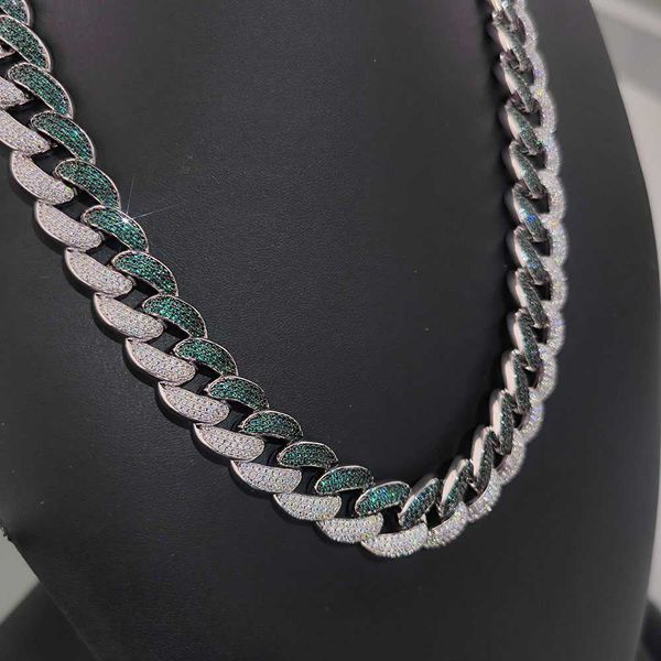 fashion hip hop 18mm iced out diamond silver miami cuban chunky link chain necklace
fashion hip hop 18mm iced out diamond silver miami cuban chunky link chain necklace